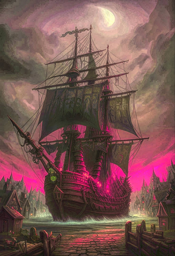 Sea Ship And Ocean Rigging Pirateship Masts Pirate by sytacdesign on ...