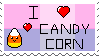 I Love Candy Corn Stamps