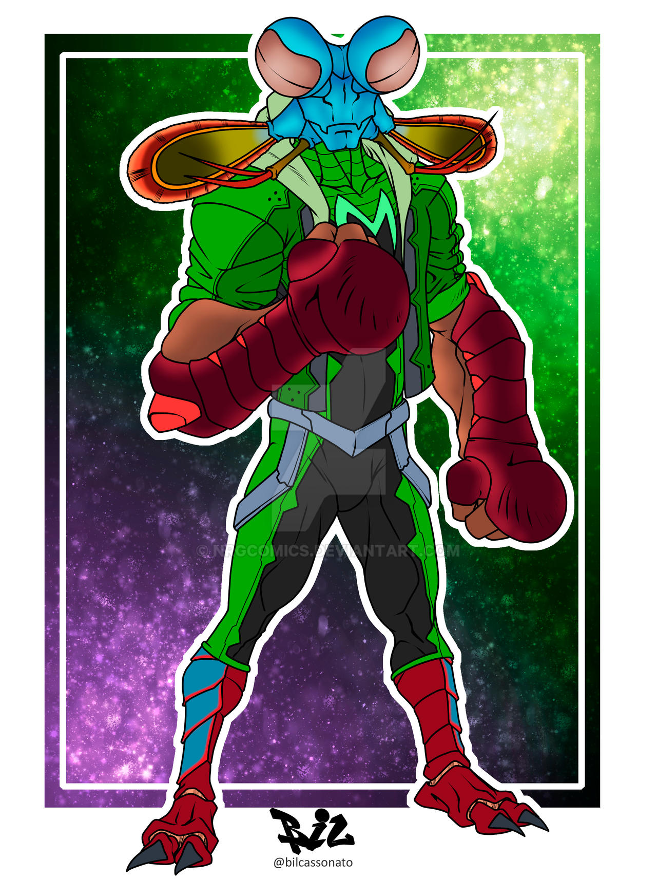 Zoomorph: Mantis Shrimp Form by NRGComics on DeviantArt
