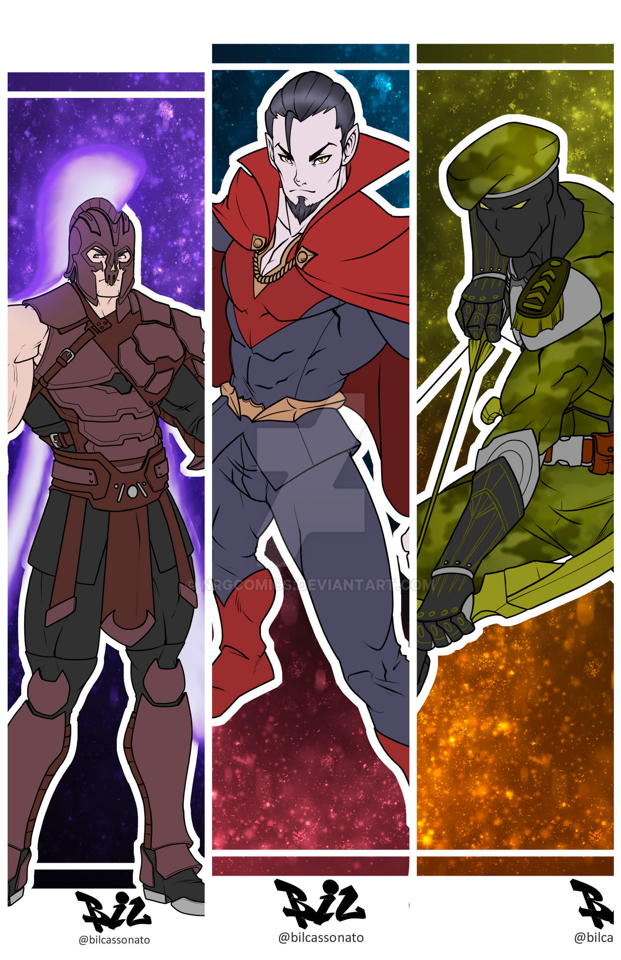 3 New Superheroes on NRG's Patreon!!