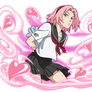 sakura haruno valentines Blazing version 1