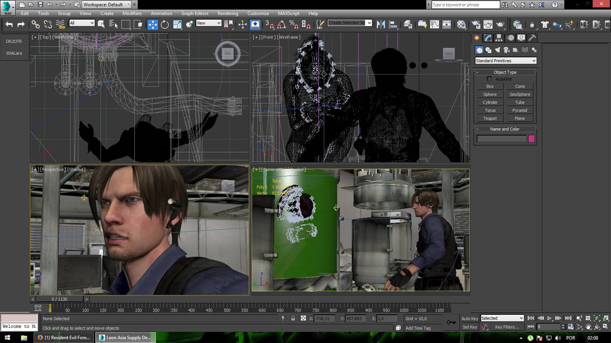 Leon Lab Scene by darknessvaltier on DeviantArt