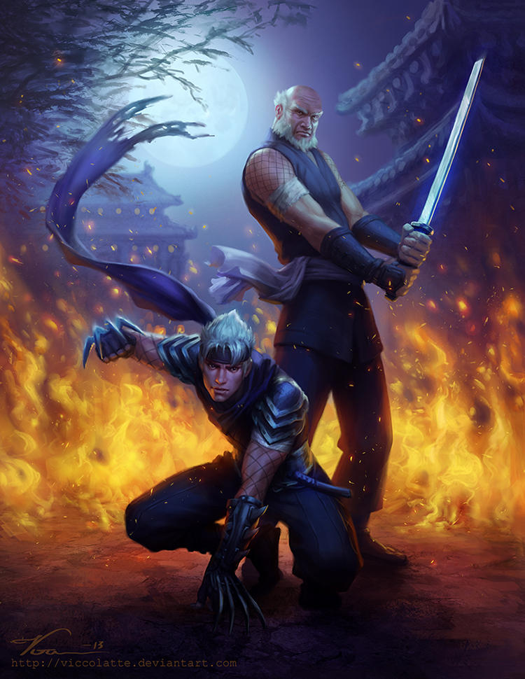 Ninjas - Commission by Viccolatte on DeviantArt