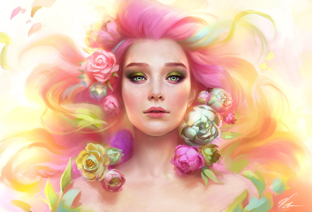 Splash of spring by Viccolatte on DeviantArt