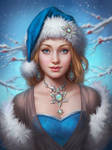 Christmas Lady - Beautiful Antique Jewelry by Viccolatte