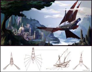 Ornithopter Pirate Ship Ortho