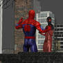Giant Spidey vs Giant Scarlet Spider 4