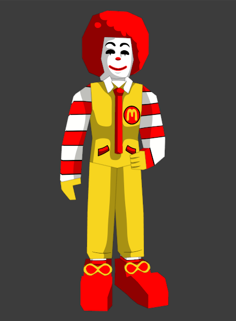 Deviantart Ronald Ronald McDonald Papercraft by Mega8960 on DeviantArt