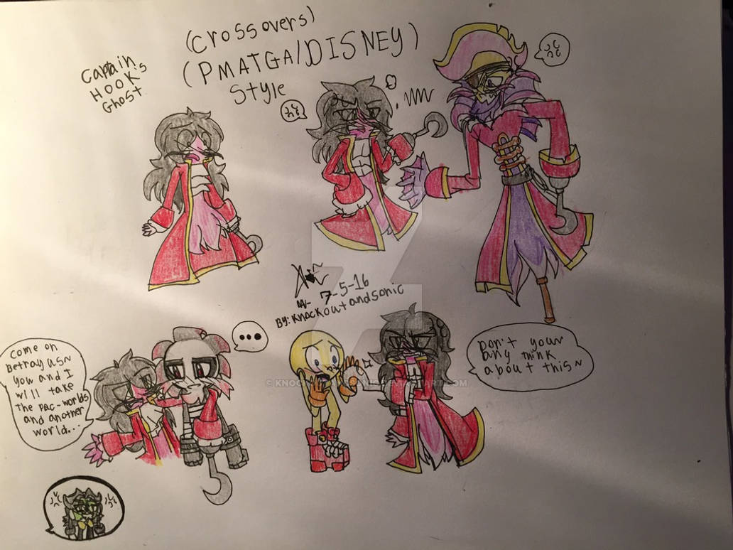 PMATGA/DISNEY Style Crossover Captain Hook's ghost by