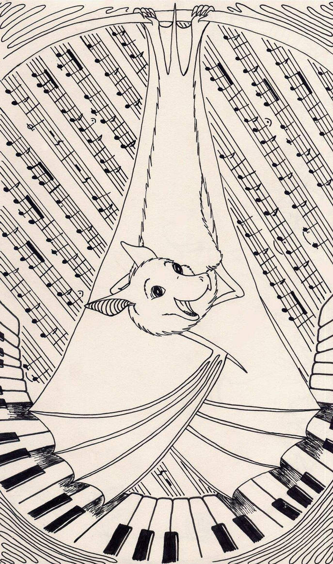 Piano Bat by Moundfreek