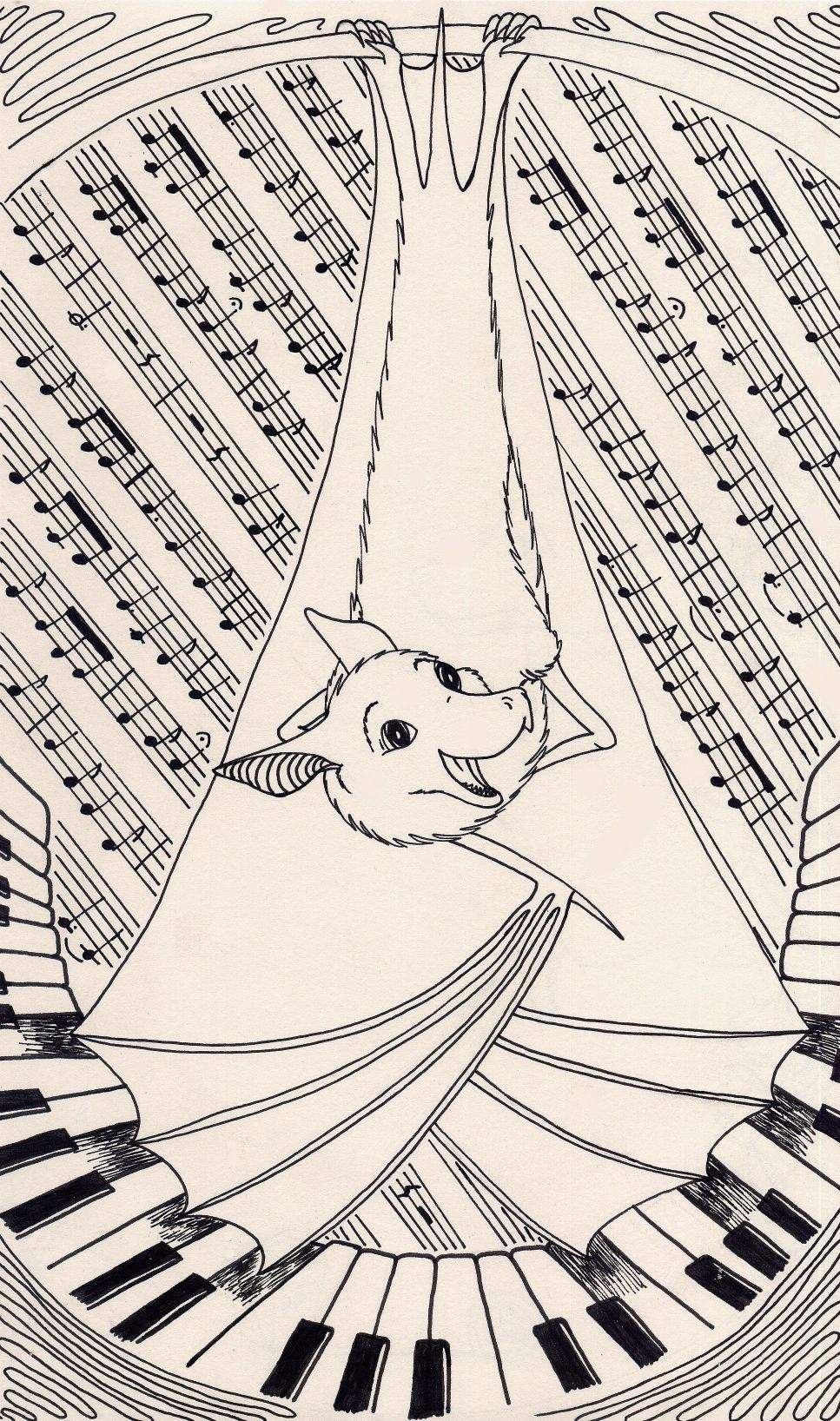 Piano Bat by Moundfreek