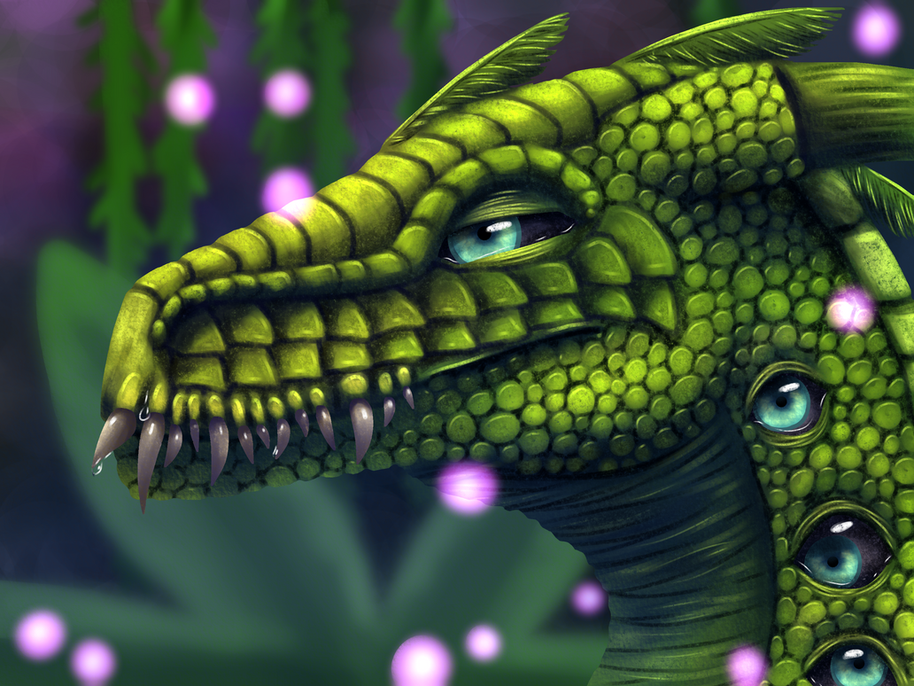Monster dragon portrait by RedRaptorSnaps on DeviantArt