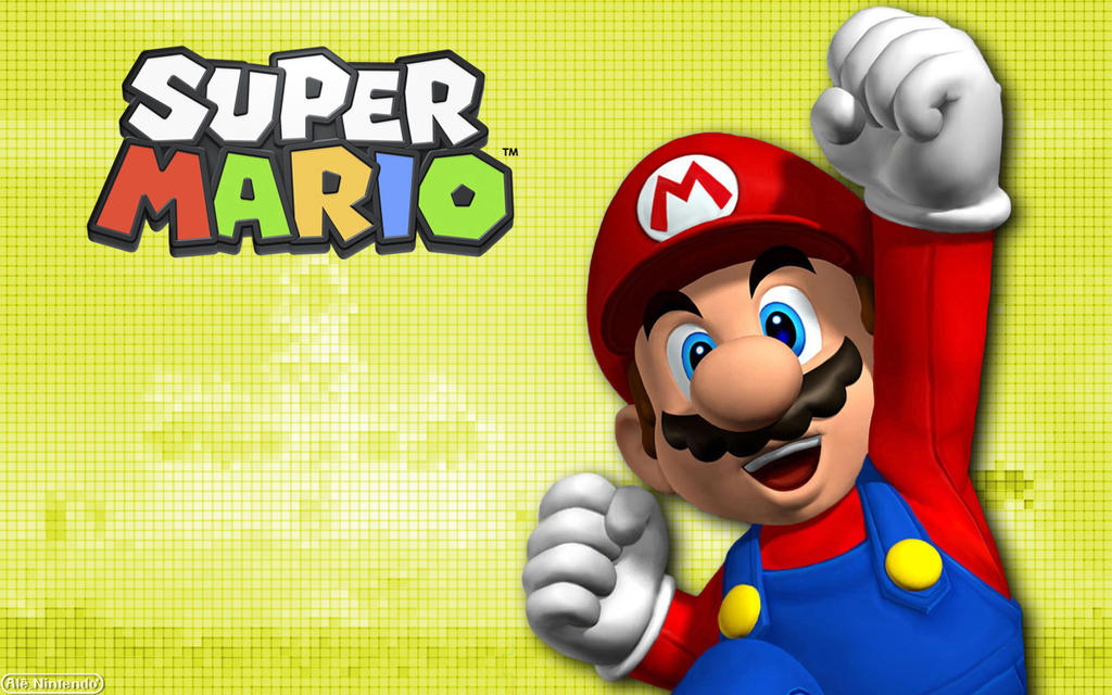 Super Mario (Yellow) - Wide by AleNintendo on DeviantArt