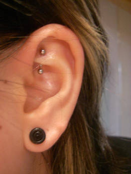 Rook piercing