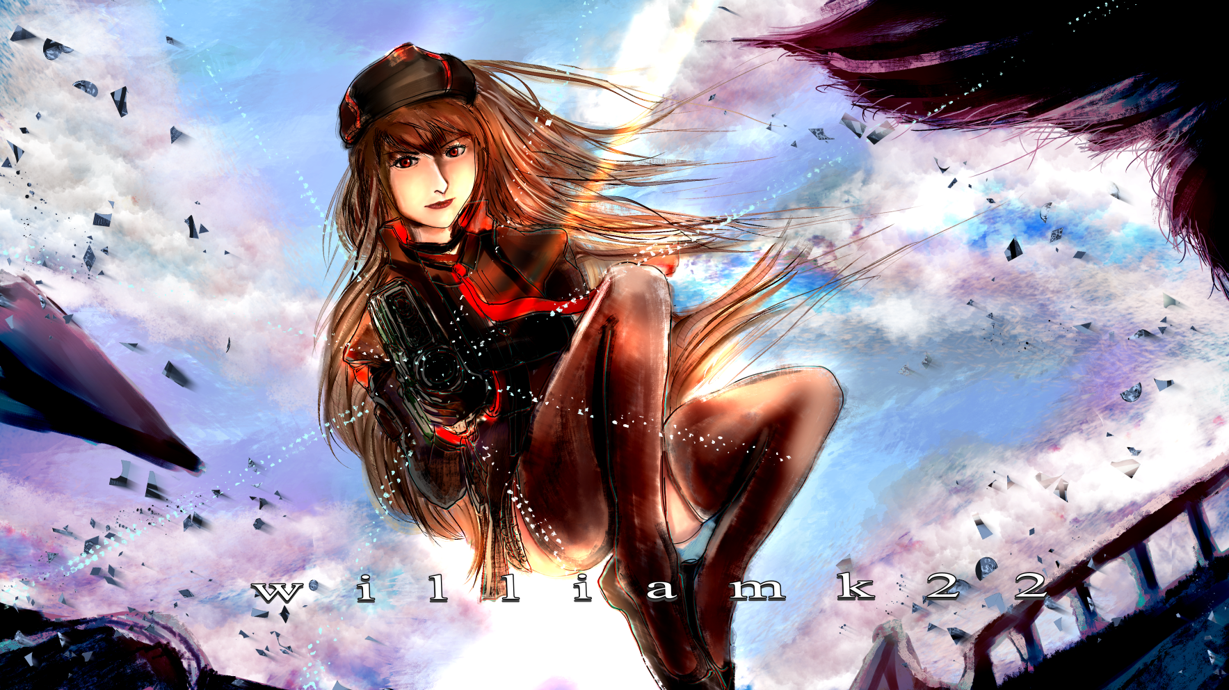 Nikke Rapi Red Fl. Over Nikke - Rapi by williamk22 on DeviantArt