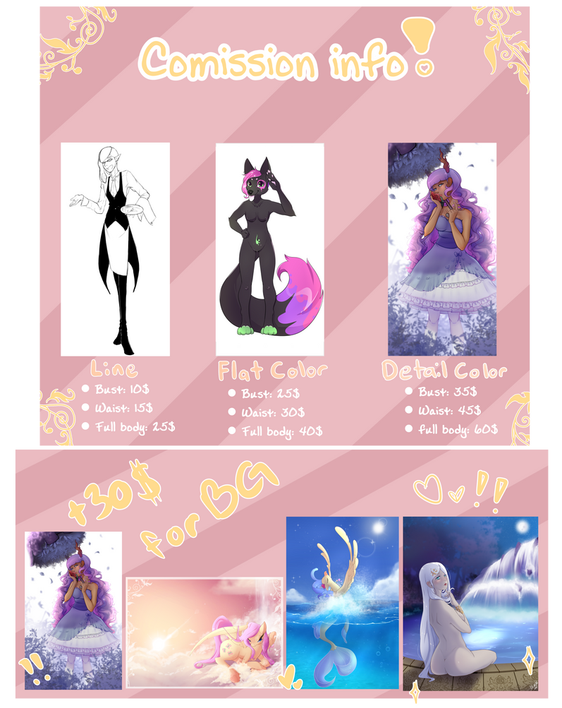 Commission info by Neko-luvz Commission info by Neko-luvz