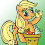 Applejack and the apples