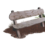 Wooden Bench PNG..