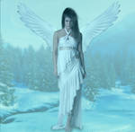 Snow Angel by AledJonesDigitalArt