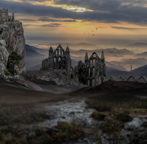 The Ruins.. by AledJonesDigitalArt