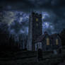 Spooky Churchyard Premade..