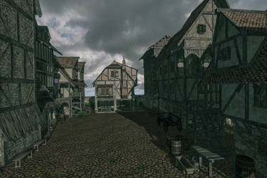 Medieval Town Premade April 2020..