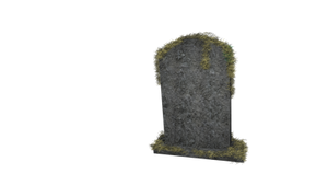 Gravestone Rendered PNG..