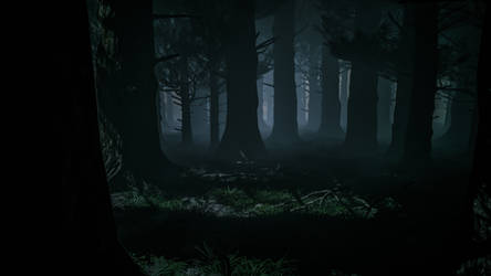 Dark forest Premade Background 01 September 2020..