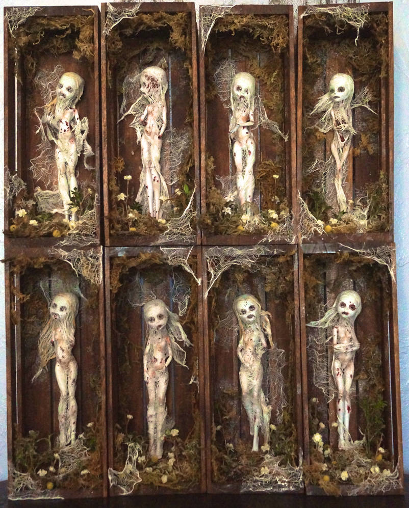 Monster High Modded Dolls (Zombie girls) by sankyaku