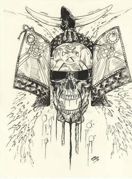 Samurai Skull Design