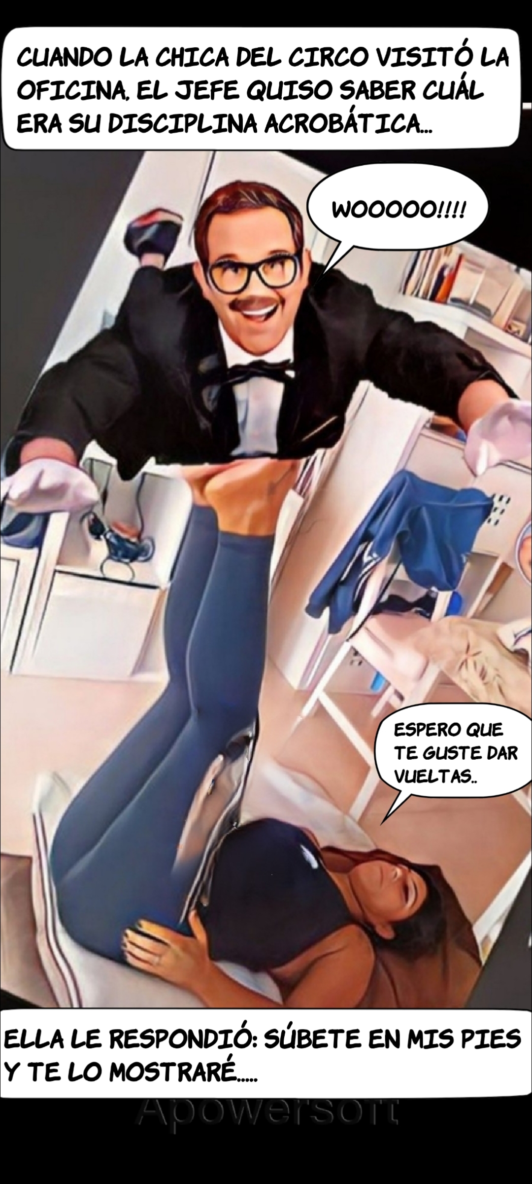 Inesperadas acrobacias con los pies!!