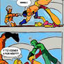 Luchas con los pies ...