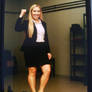 Ella siempre vence con los pies !!