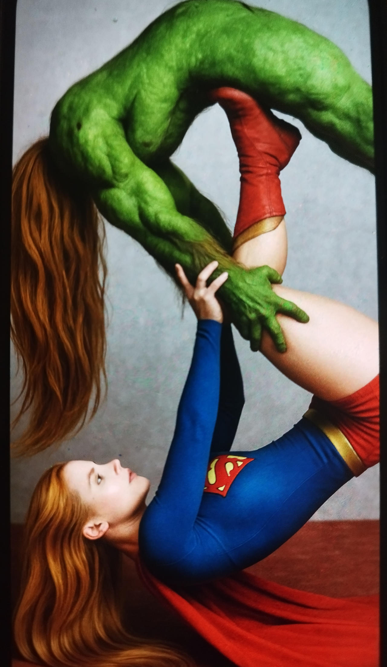 Supergirl tomoe nage !!