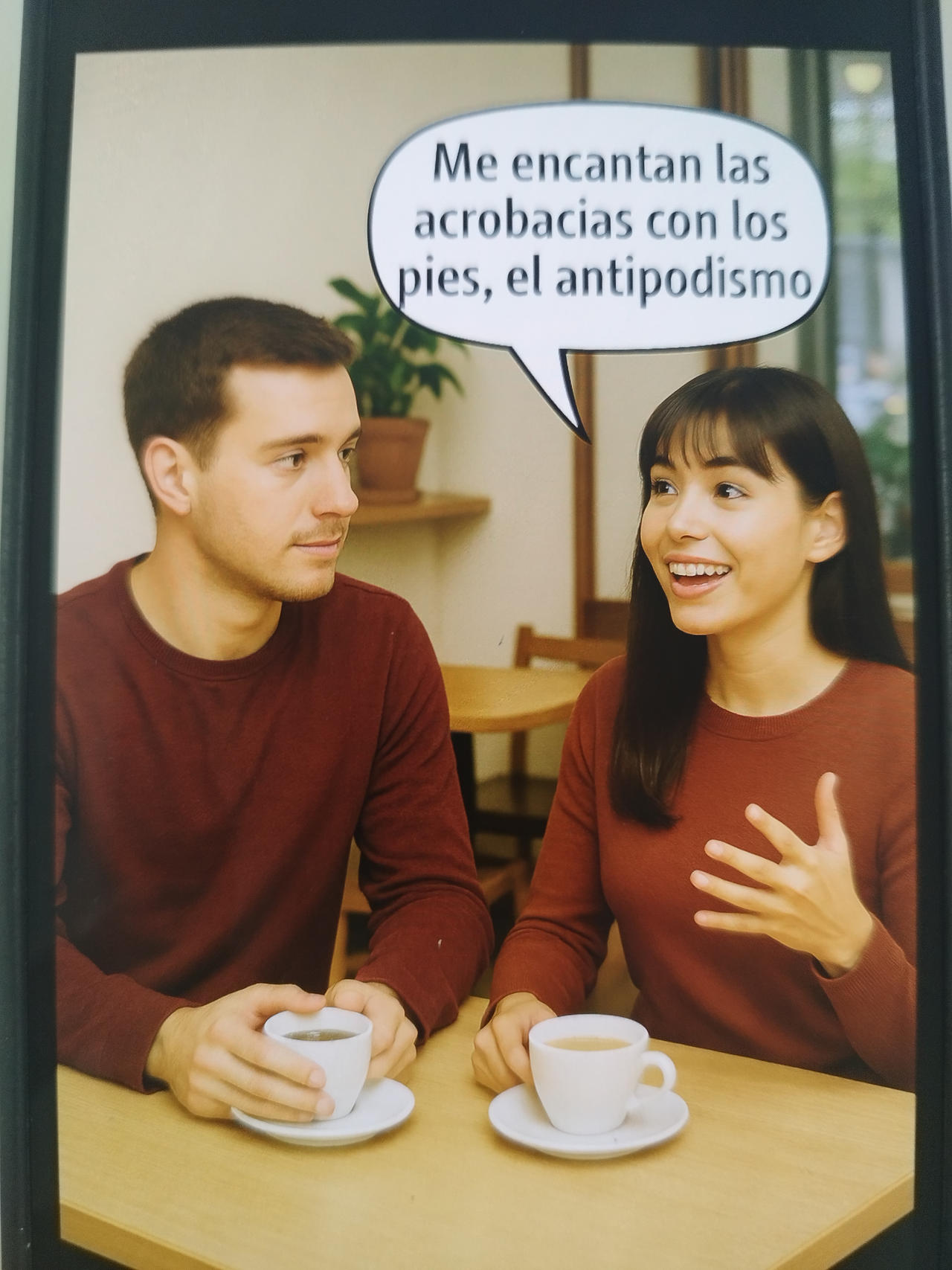 Chica quiere hacer acrobacias con los pies !