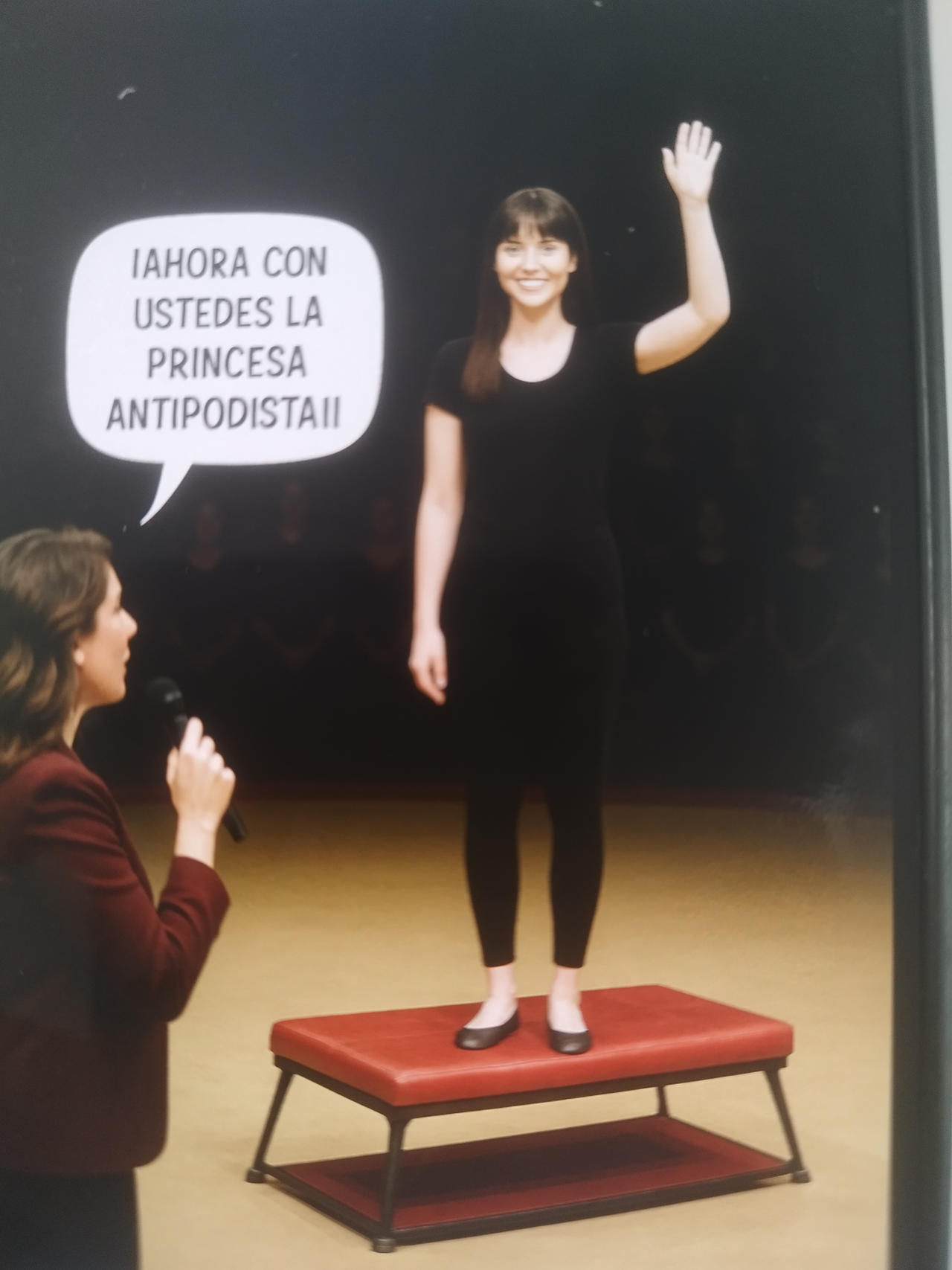 Hoy en el circo acrobacias con los pies !!