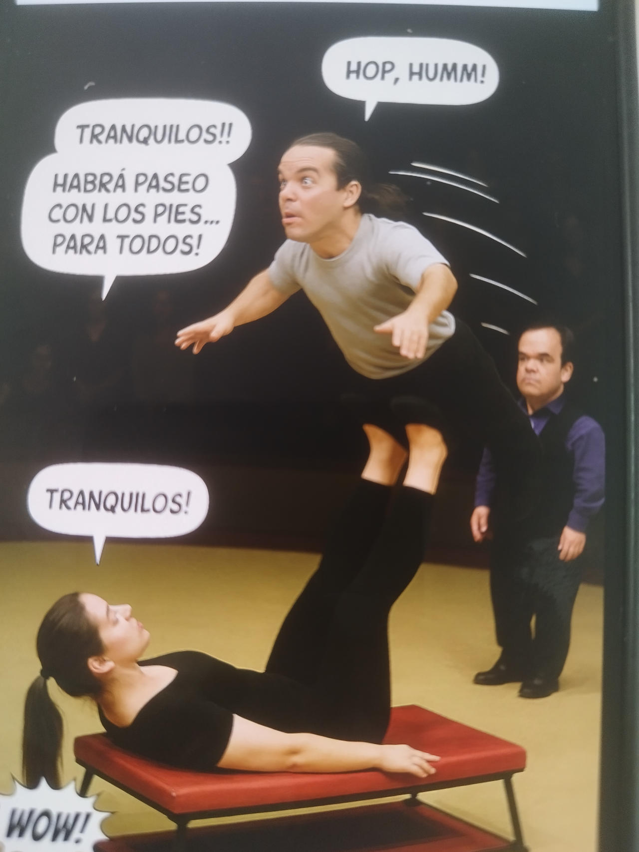 Mas espectaculo con los pies !!
