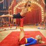Acrobacias con los pies por Supergirl !!