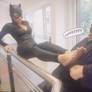Me encantan estas patadas , aqui de catwoman!!