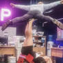 Show de acrobacias con los pies en un evento 2