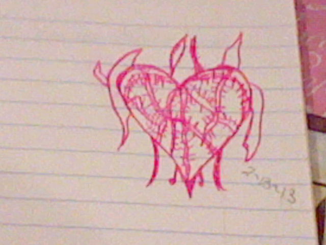 Throny bladed heart