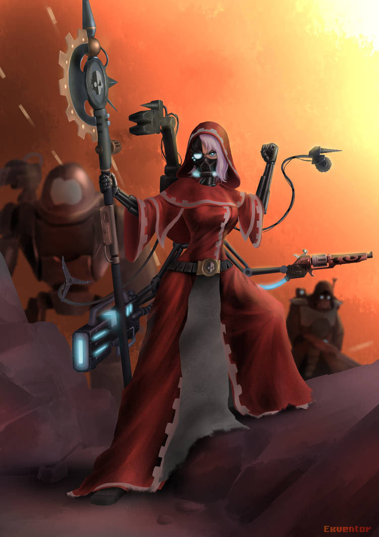 Tech-Priest by Ekventorial on DeviantArt