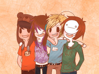 .: Pewds, Cry, Minx, and Ken THE TEAM :.