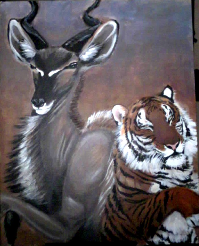 Completed Kudu and tiger