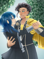 Claude Dancin with Byleth