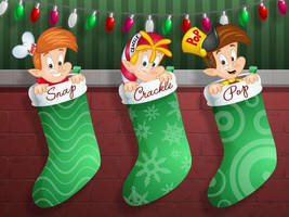 snap Christmas pop rice krispies