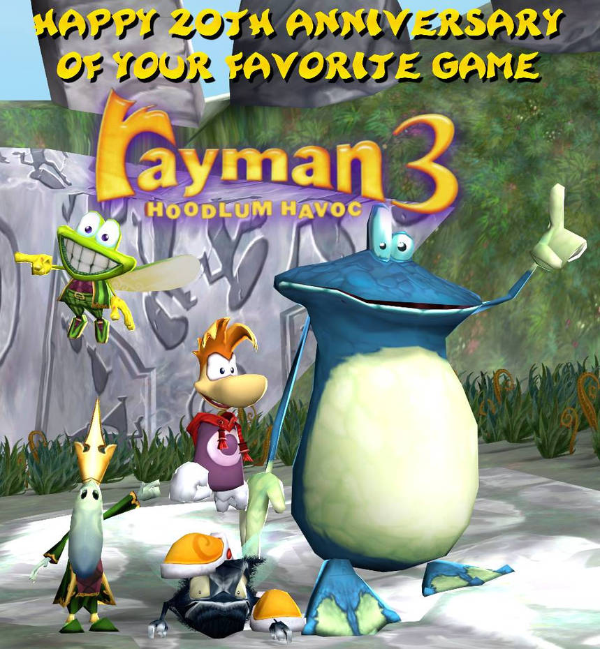 Rayman 3 20th by jaguilarnavarro on DeviantArt