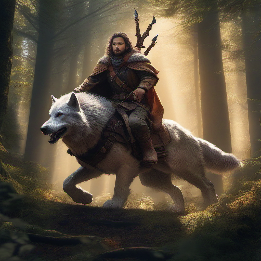 Adventure Rider Character Adventurer Hero Riding A Wolf (10) by RizoDeOro on DeviantArt