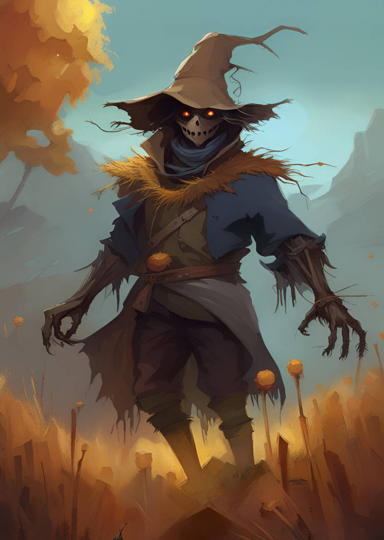 Scarecrow drawtober by RizoDeOro on DeviantArt