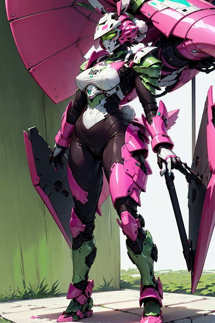 Pink Meka Meka Girl by RizoDeOro on DeviantArt